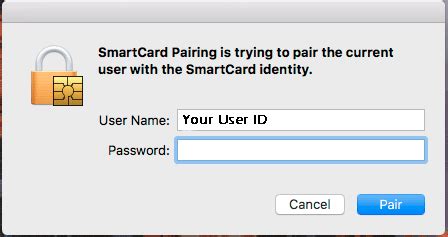 what is smart card pairing on my mac|piv card reader for mac.